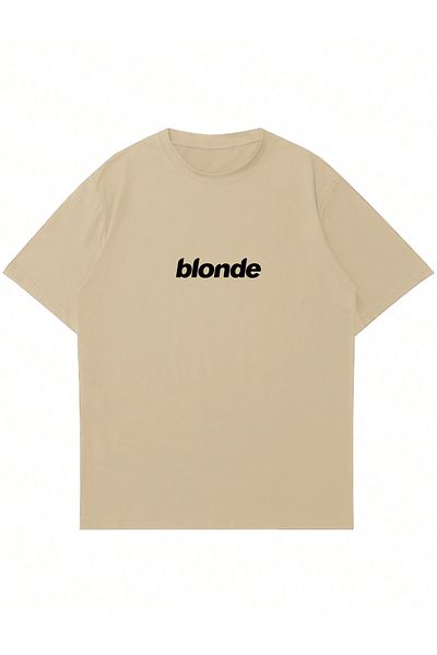 Mad&Calf Μπλουζάκι Unisex Blonde με στάμπα με λαιμόκοψη