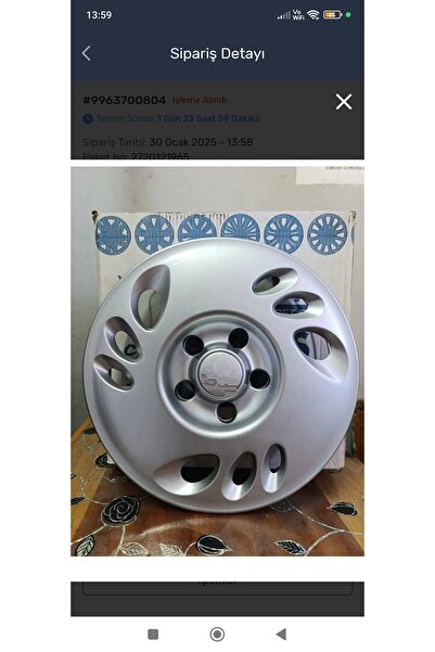 Mitsubishi 14 MİTSUBİSHİ JANT KAPAĞI  5 BİJON ORGİNAL 4 ADET