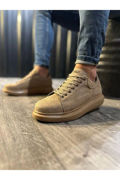 Knack Παπούτσια Casual με ψηλή σόλα 044 Camel (Suede)