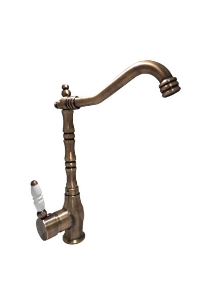 entrend11 Antik Eskitme Rustik Batarya - Evye Lavabo Bataryası