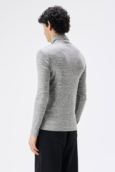 IAMNOTBASIC Gray Melange Daniel High Top T-Shirt