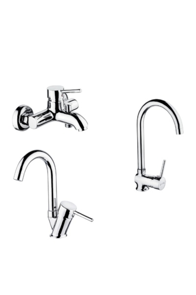 ŞENPRES Adnoss Şenpres Judi Banyo Bataryası S-35101+Lavabo Bataryası S-35106+...
