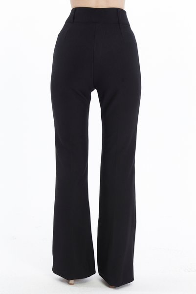 RAMON&ARTOS Ottoman Corduroy Knee-Proof High Waist Recovery Spanish Leg Palazzo Pants