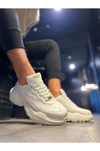Knack Pantofi casual cu talpă înaltă N75 alb