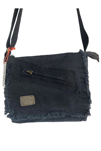 old cotton cargo Școală pentru laptop și geantă de zi cu zi cu fermoar cu capac casual