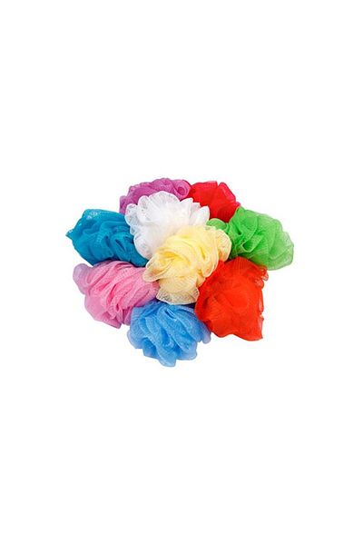 LokmanAVM Bathroom Shower Fiber Ball Fiber Mixed Color 30 Gr