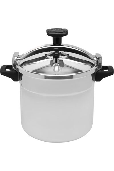 Kitchen King Premium Quality Aluminum Pressure Cooker (11 Liter) With Removab...