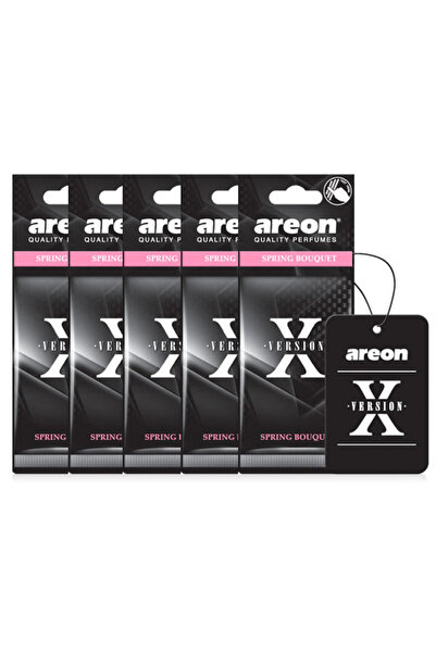 Areon عبوة من 5 معطرات جو من Areon بإصدار X برائحة باقة الربيع