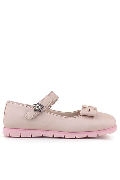 Rakerplus Powder Bow Velcro Star Girl's Ballerinas