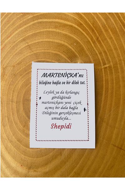 Shepidi 10Pcs Red White Elevator Lock Martenicha Lucky Bracelet