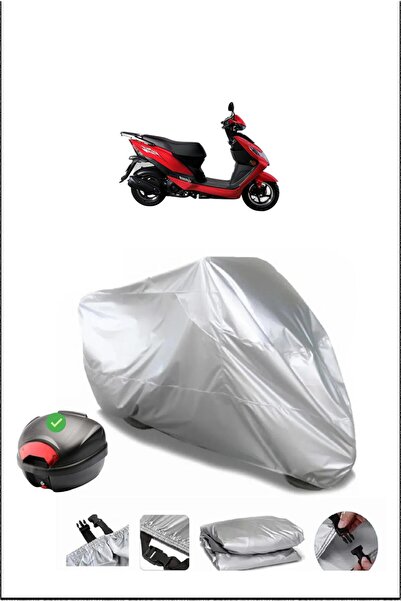 Breen Haojue Vn99 Rear Bag Compatible Gray Waterproof Canvas (Motorcycle)