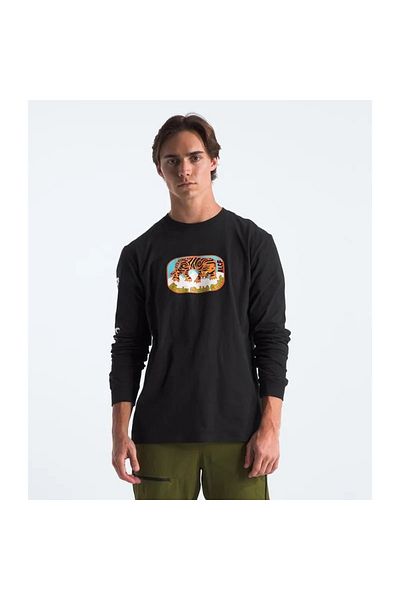 THE NORTH FACE Ανδρικό μαύρο μπλουζάκι με μακριά μανίκια The North Face Climb