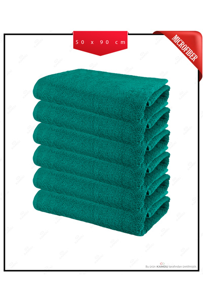 Kamdu 6 штук мікрофібрових рушників для перукарів розміром 50 x 90 см - рушники для перукарів, спорту та фітнесу