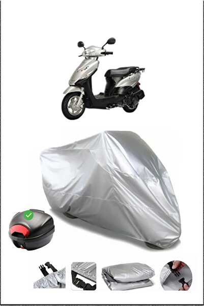Breen Kuba Cargo Rear Bag Compatible Gray Waterproof Canvas (Motorcycle)