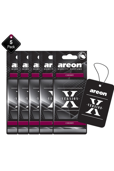 Areon عبوة من 5 معطرات جو أريون إصدار X برائحة الكرز