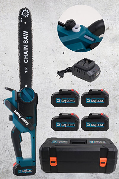 DAFLONG 4 Bataryali 2 Adet Şarj Cihazı Otomatik Yağlama SUPER POWER 16inç Yen...