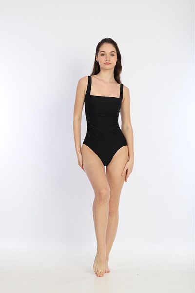 RAPAPA Costum de baie negru cu cordon pentru femei 7274