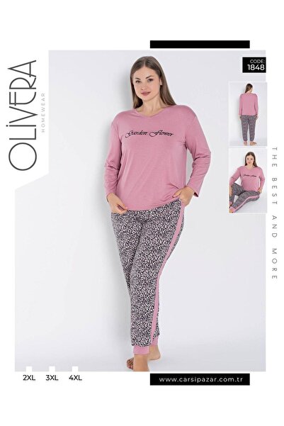 Olivera 4Seasons Large Size Women's Pjamas Suit Dfn1848