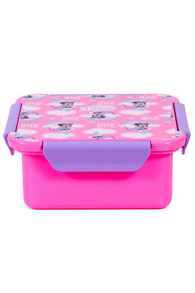Eazy Kids Disney Minnie Mouse Snack / Lunch Box - Pink (650ml)