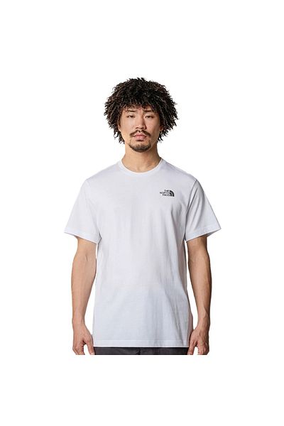 THE NORTH FACE Ανδρικό λευκό μπλουζάκι The North Face Vertical Logo