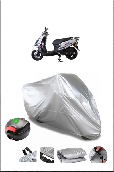 Breen Falcon Mocco50 Backpack Compatible Gray Waterproof Canvas (Motorcycle)