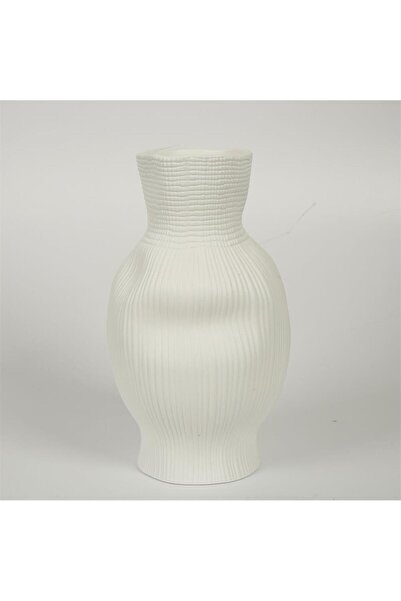 Le Atölye Vasă cu impulsuri Vitale albă înaltă 17*17*30 Cm AK.JM00008