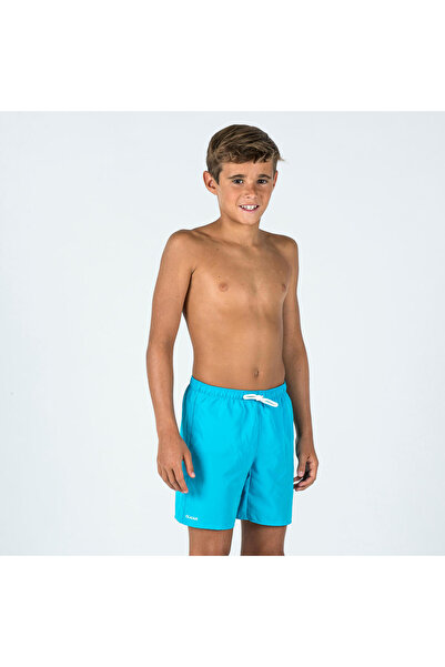 Decathlon Çocuk Uzun Deniz Şortu - Mavi - 100