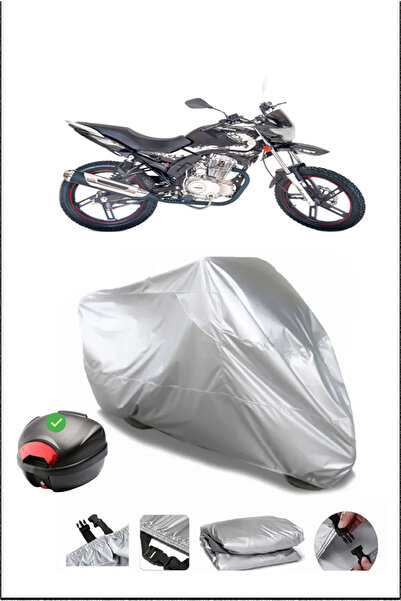 Breen Falcon Wonder150 Rear Bag Compatible Gray Waterproof Canvas (Motorcycle)