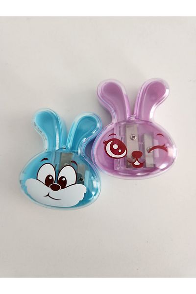 Mikro 2-Piece Bunny Rabbit Figured Double Blade Pencil Sharpener