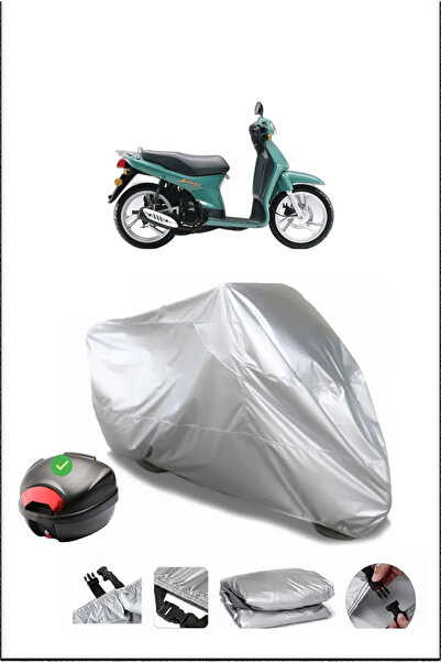Breen Honda Sh100 Rear Bag Compatible Gray Waterproof Canvas (Motorcycle)