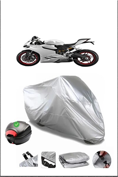 Breen Ducati Panigale899 Rear Bag Compatible Gray Waterproof Canvas (Motorcycle)