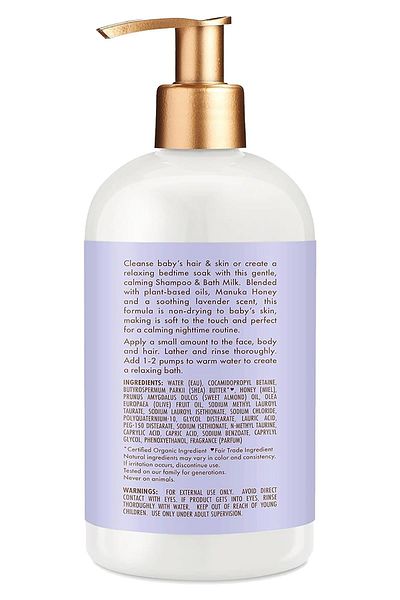 Shea Moisture Baby Night Shampoo and Bath Milk 384ml