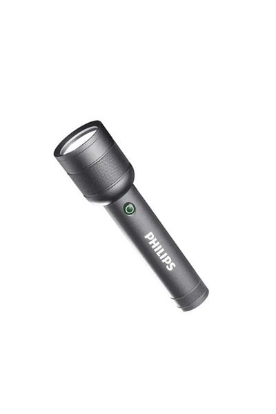 Philips 1500 Lumens Aircraft Aluminium Alloy LED Rechargeable Flashlight 16.5 x 2.85 x 4.5 cm