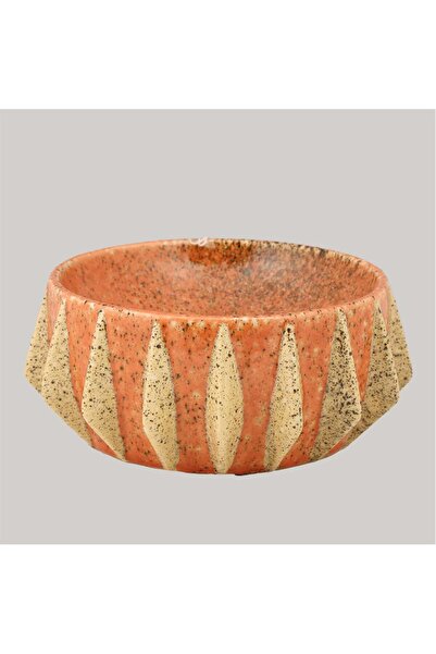 Vitale Κεραμικό Πορτοκαλί Φρουτοθήκη Καλοκαιρινή 26*26*11 εκ.