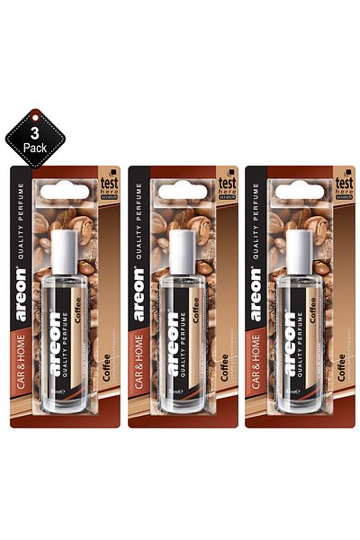 Areon Pack Of 3 Areon air freshener Perfumes 35 ml Coffee