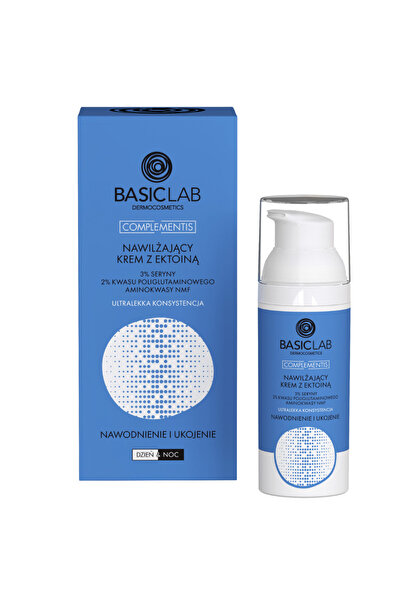 BASICLAB Basiclab Ενυδατική κρέμα με εκτοΐνη, 3% σερίνη, ενυδάτωση και καταπρ...