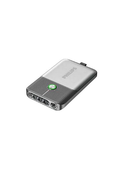 Philips مصباح يدوي جيب قابل لإعادة الشحن ومتعدد الوظائف مصنوع من مادة ABS بقوة 350 لومن، 1.4 × 5.9 × 10.2 سم