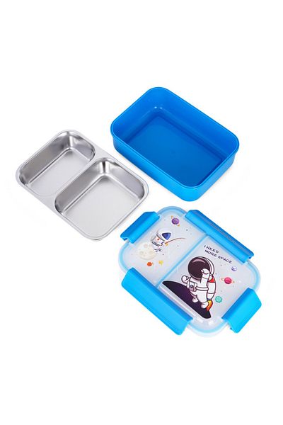 Eazy Kids صندوق غداء رائد فضاء - أزرق
