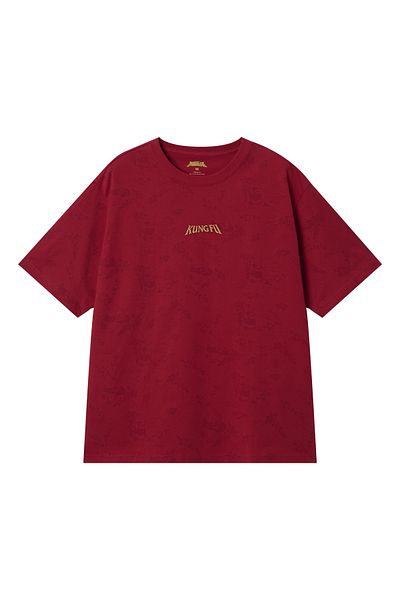 Giordano Men's Kung Fu Panda Series Short Sleeve  T-Shirts