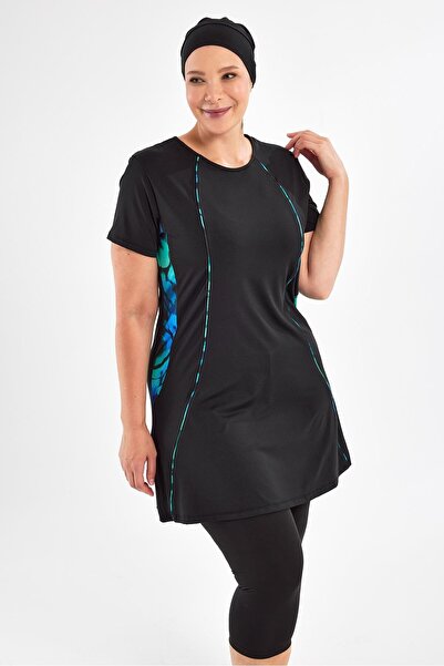 MARESİVA Hollıe Battal Short Sleeve Hijab Swimsuit