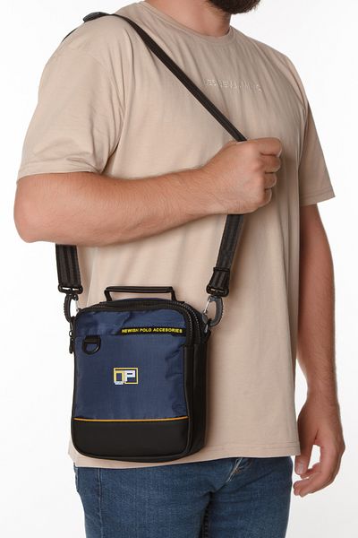 Newish Ανδρική τσάντα ώμου και χεριού Imperteks Crossbody Κατάλληλη για Ταξίδια και Αθλητική Χρήση
