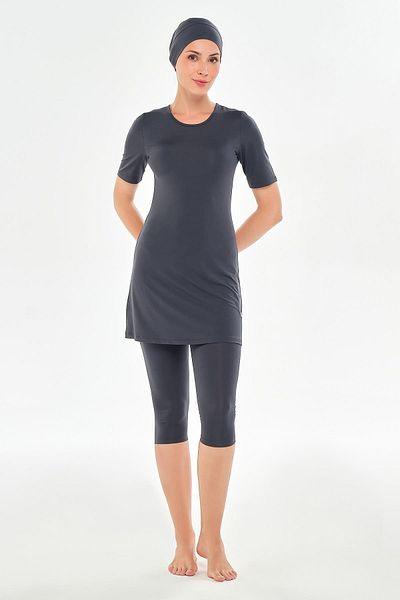MARESİVA Walt Battal Short Sleeve Hijab Swimsuit 2606-P