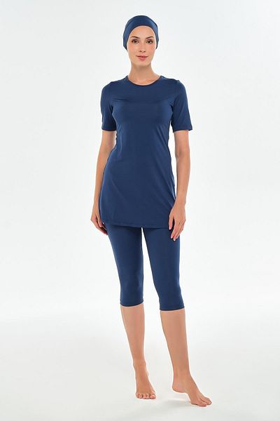 MARESİVA Walt Battal Short Sleeve Hijab Swimsuit 2606-P