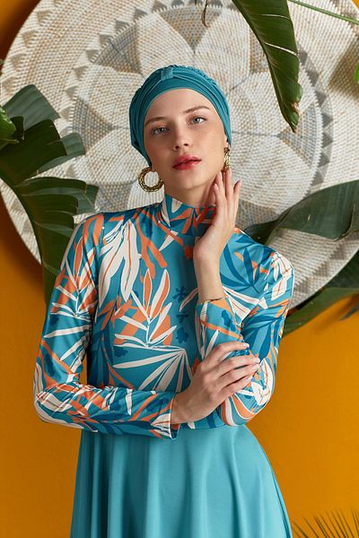 MARESİVA Zarah Long Sleeve Hijab Swimsuit 2105