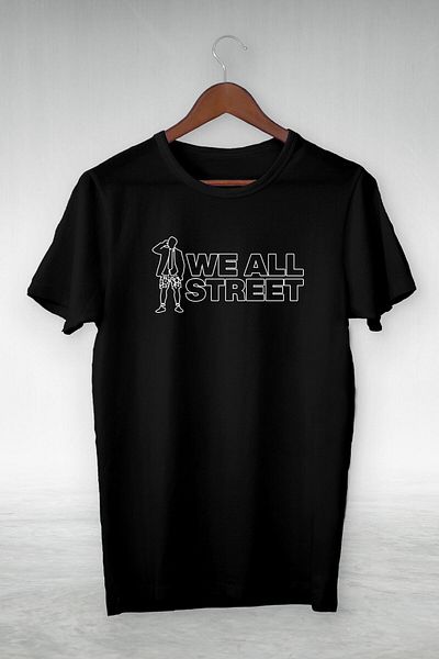 New Shine Μαύρο - We All Street-illustration Drawing -vip Design Tshirt