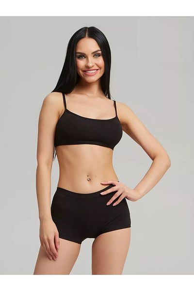 MİSTİRİK Moncorno Model Black Thinning Boxer - Σλιπ χωρίς ραφή που διαμορφώνει πισινό χωρίς ίχνη