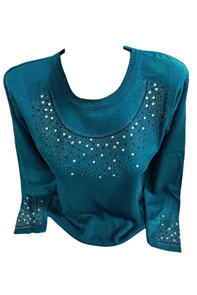 Sel Giyim New Season Stone Mom Sweater Bluz