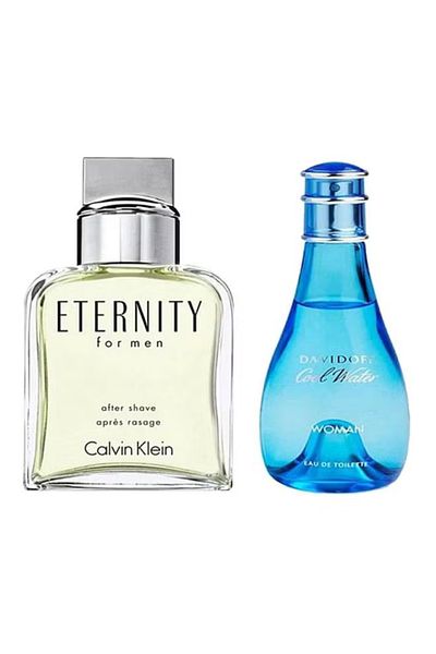 Calvin Klein Eternnity EDT And Davidoff Cool Water Gift Set Davidoff Cool Water - 100, Eternnity EDT - 100ml