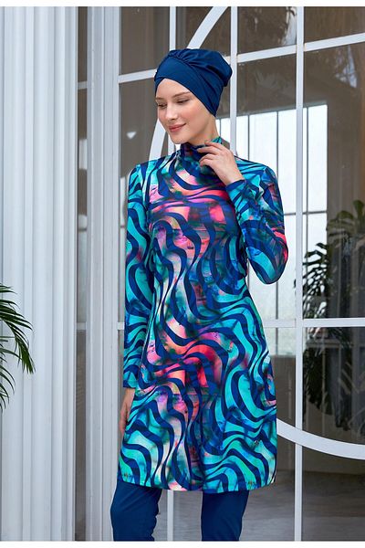 MARESİVA Long Sleeve Hijab - Swimsuit 2101