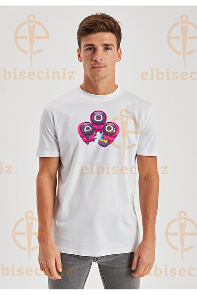 VİZYON İKRA Unisex SQUID GAME Παιδικό Αγαπημένο Μπλουζάκι Ζευγαριού - Τιμή Εν...